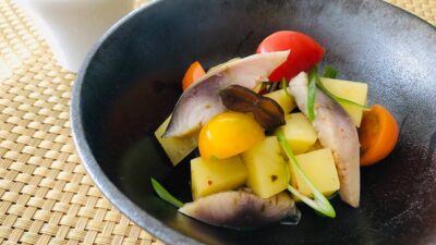 おもてなしにもぴったり!侍のりで作る鯖のポテトサラダのレシピ