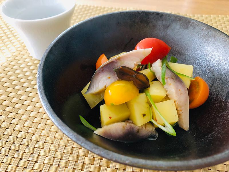 おもてなしにもぴったり！侍のりで作る鯖のポテトサラダのレシピ